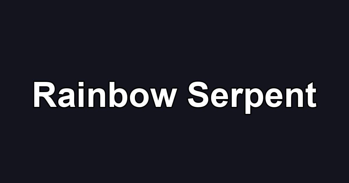 Rainbow Serpent
