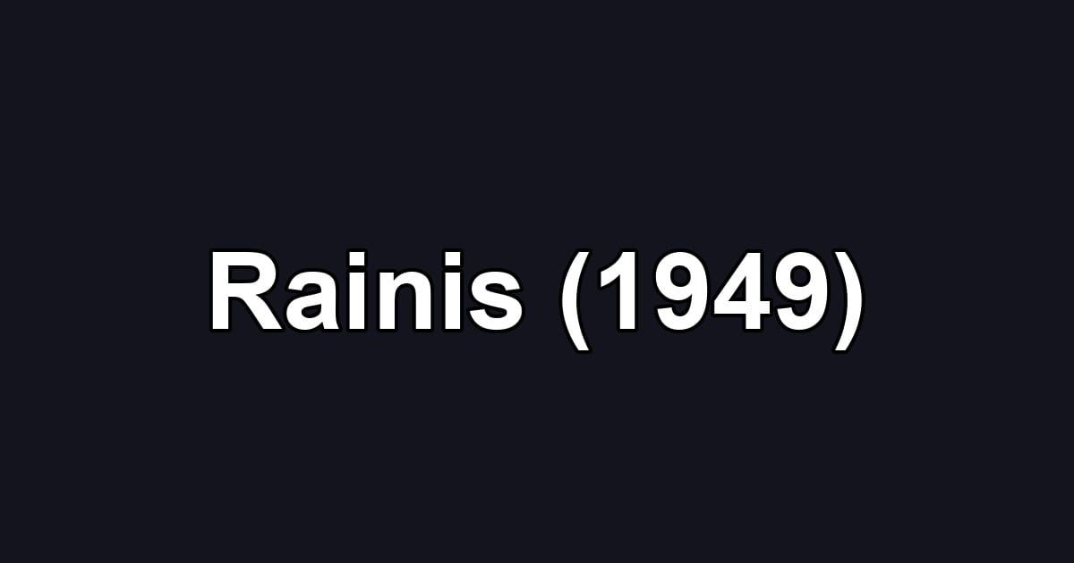 Rainis (1949)