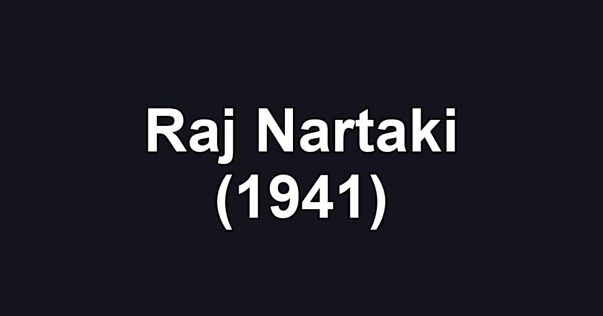 Raj Nartaki (1941)