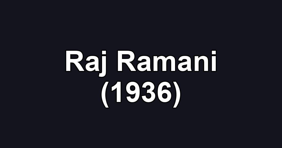 Raj Ramani (1936)
