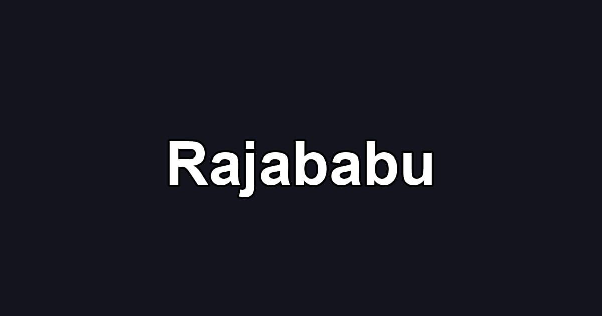 Rajababu