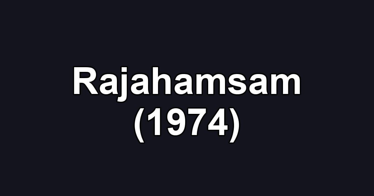 Rajahamsam (1974)