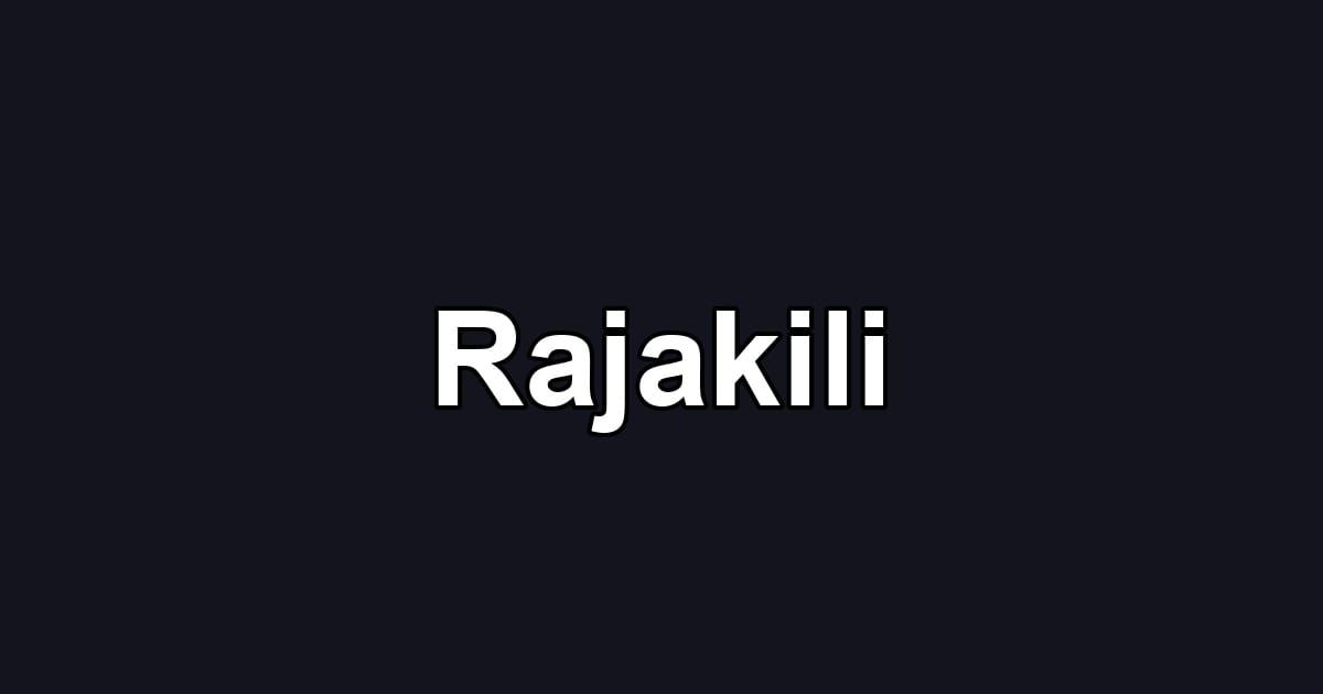 Rajakili