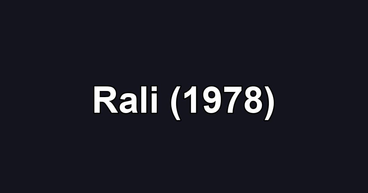 Rali (1978)