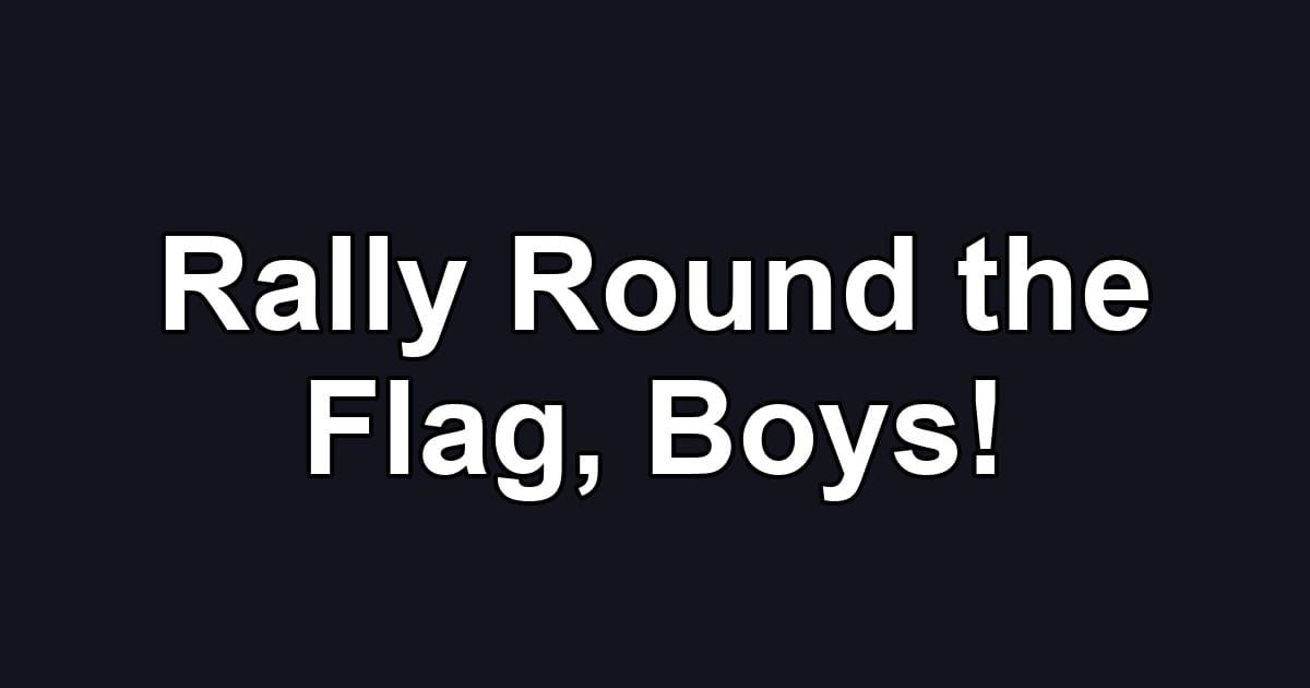 Rally Round the Flag, Boys!