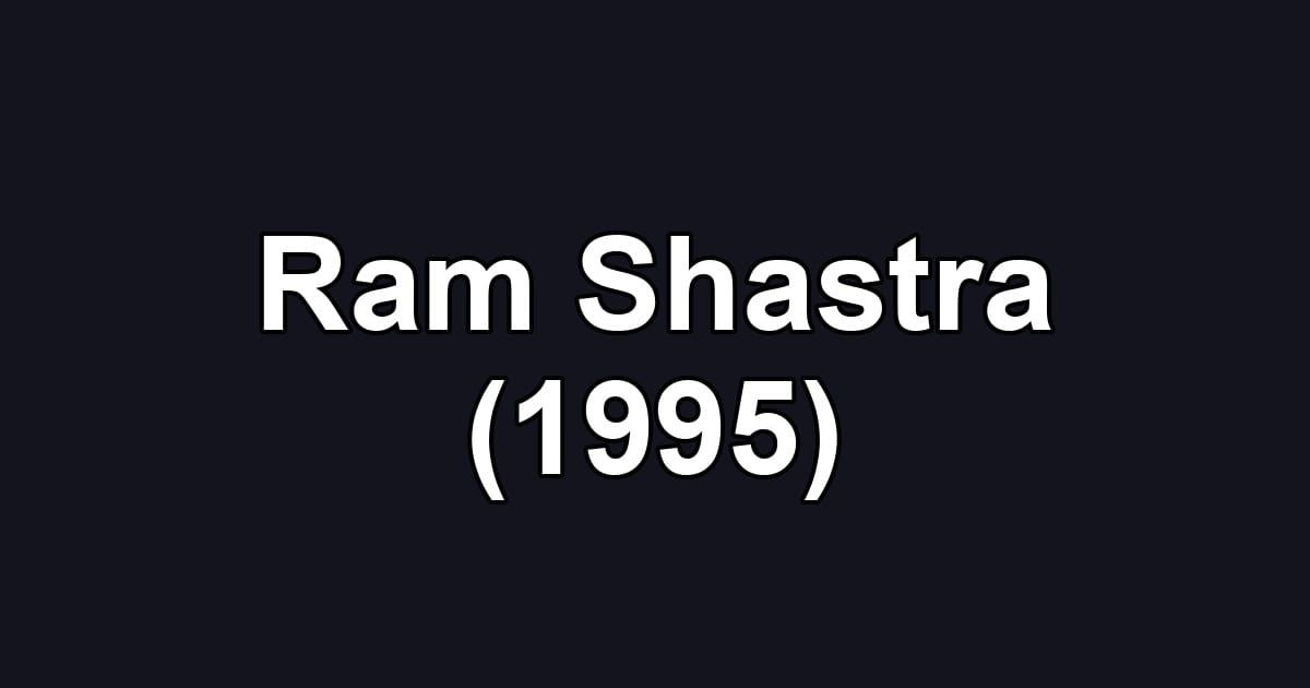 Ram Shastra (1995)