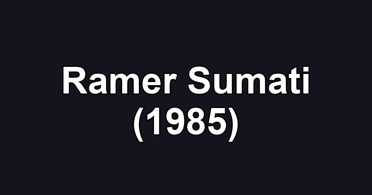 Ramer Sumati (1985)