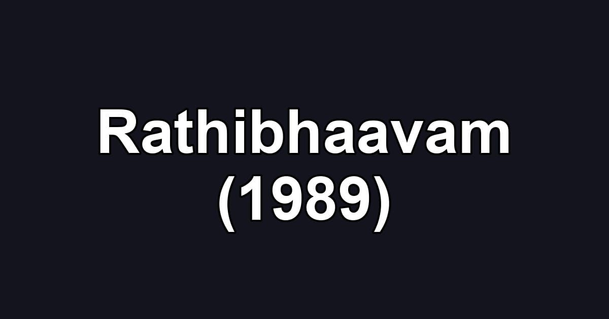 Rathibhaavam (1989)