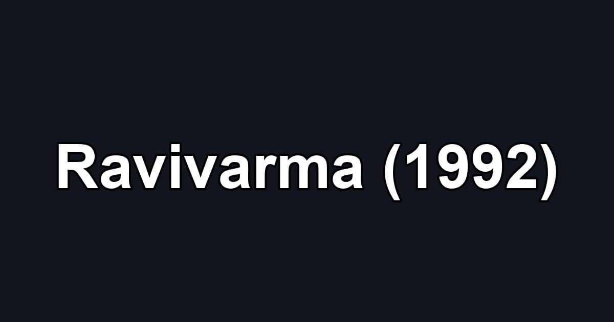Ravivarma (1992)
