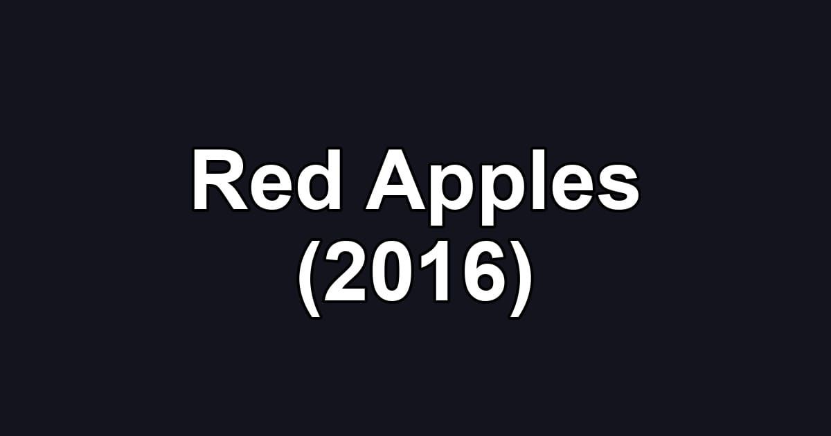Red Apples (2016)