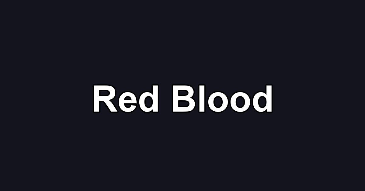 Red Blood