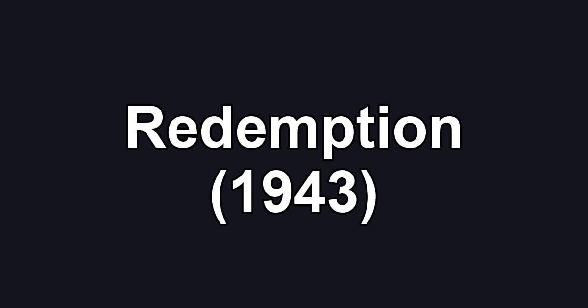 Redemption (1943)
