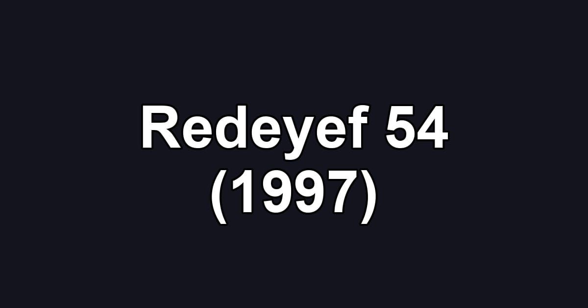 Redeyef 54 (1997)