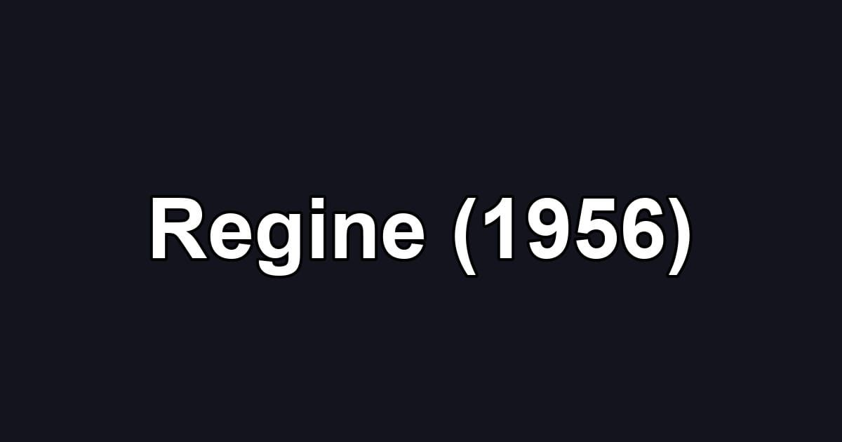 Regine (1956)