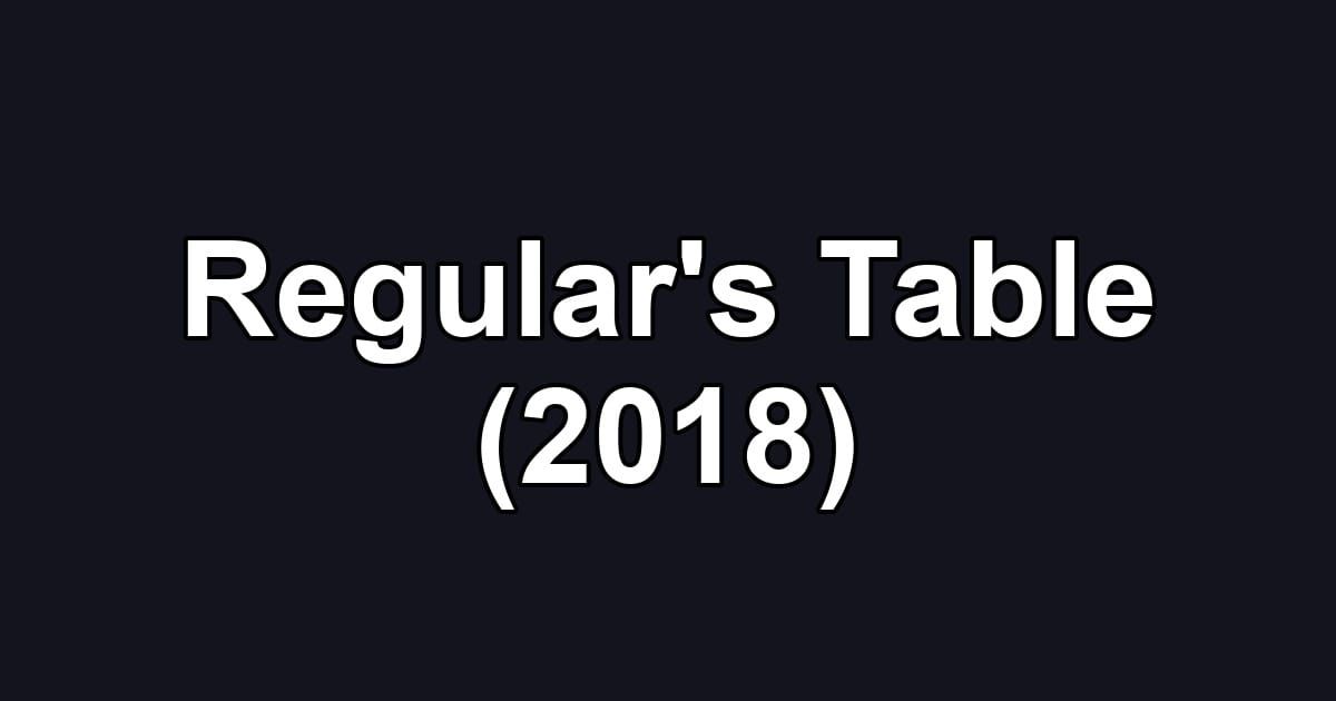 Regular's Table (2018)