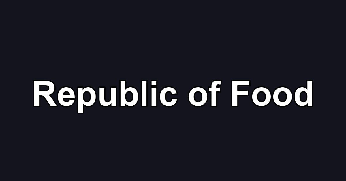 Republic of Food