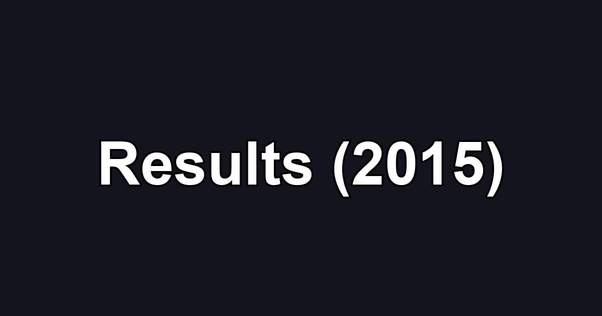 Results (2015)
