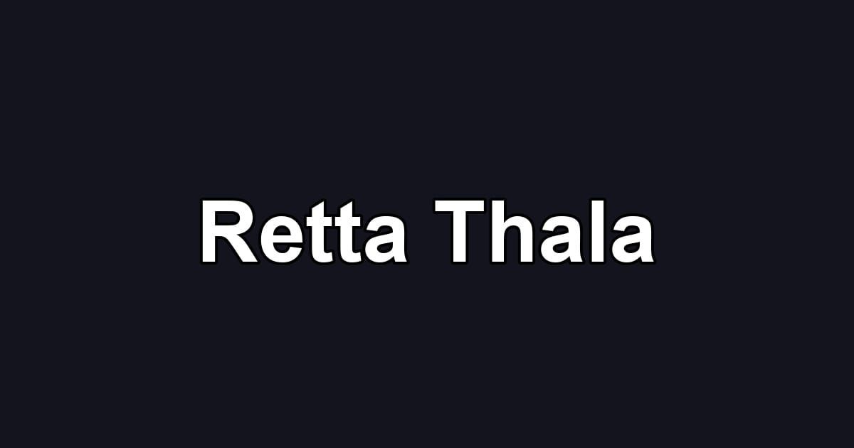 Retta Thala