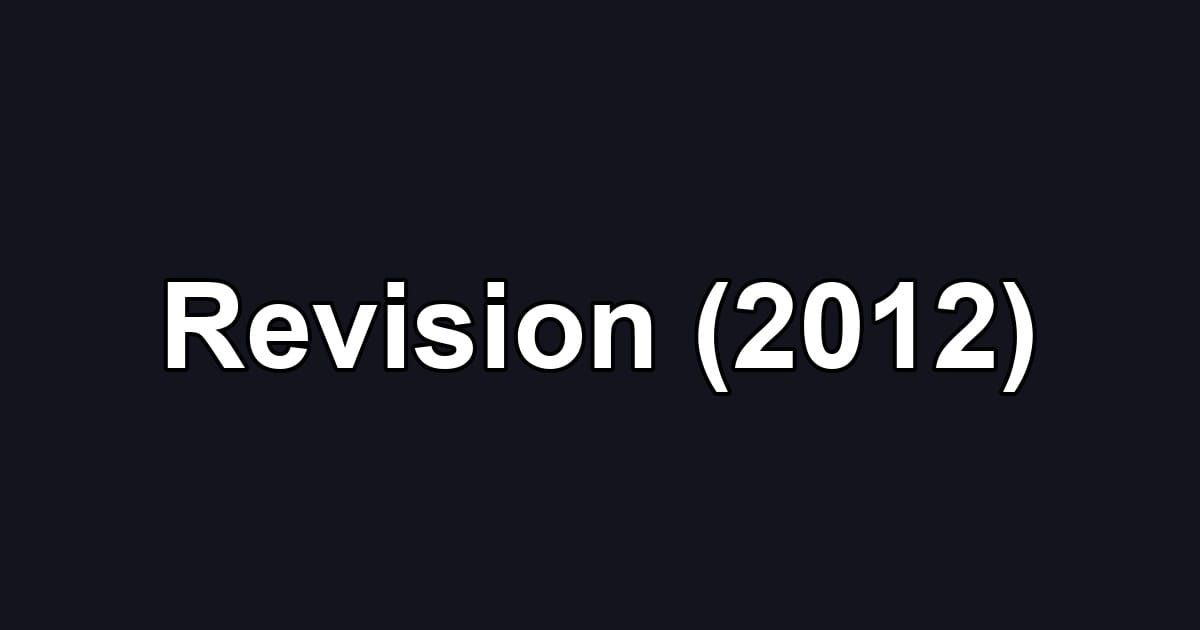 Revision (2012)