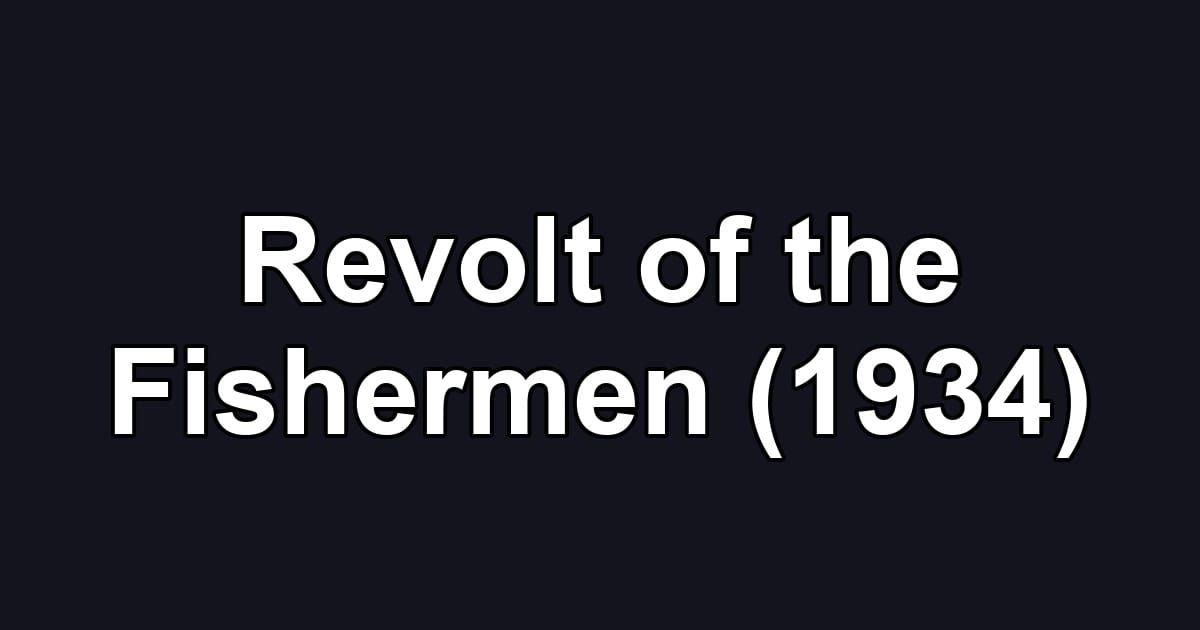 Revolt of the Fishermen (1934)