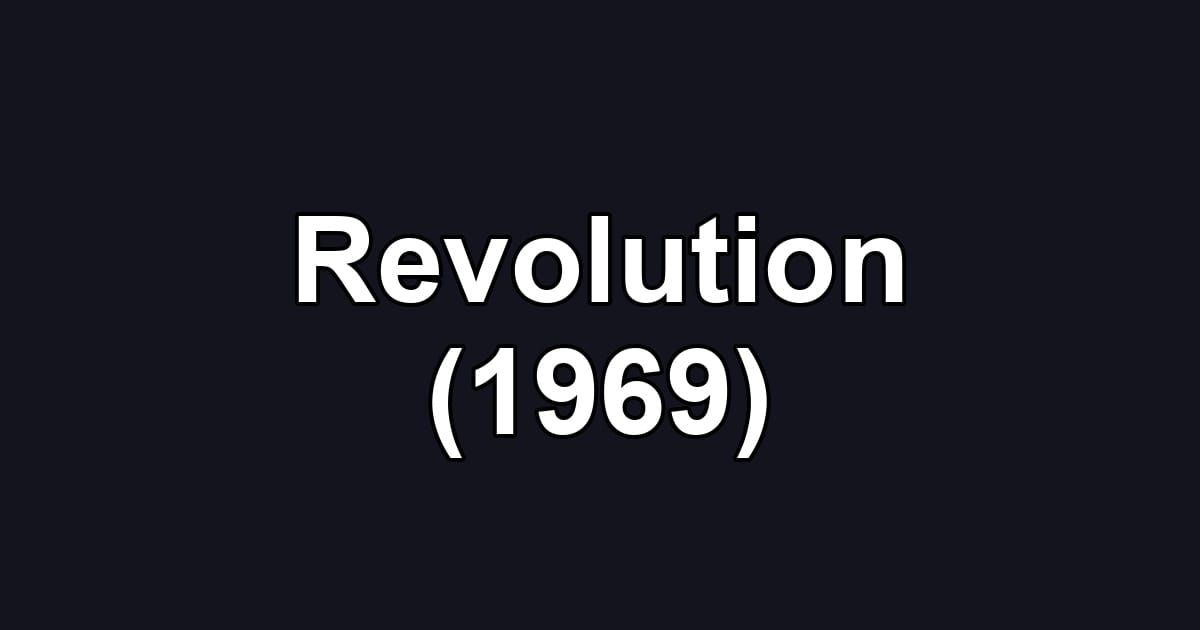 Revolution (1969)