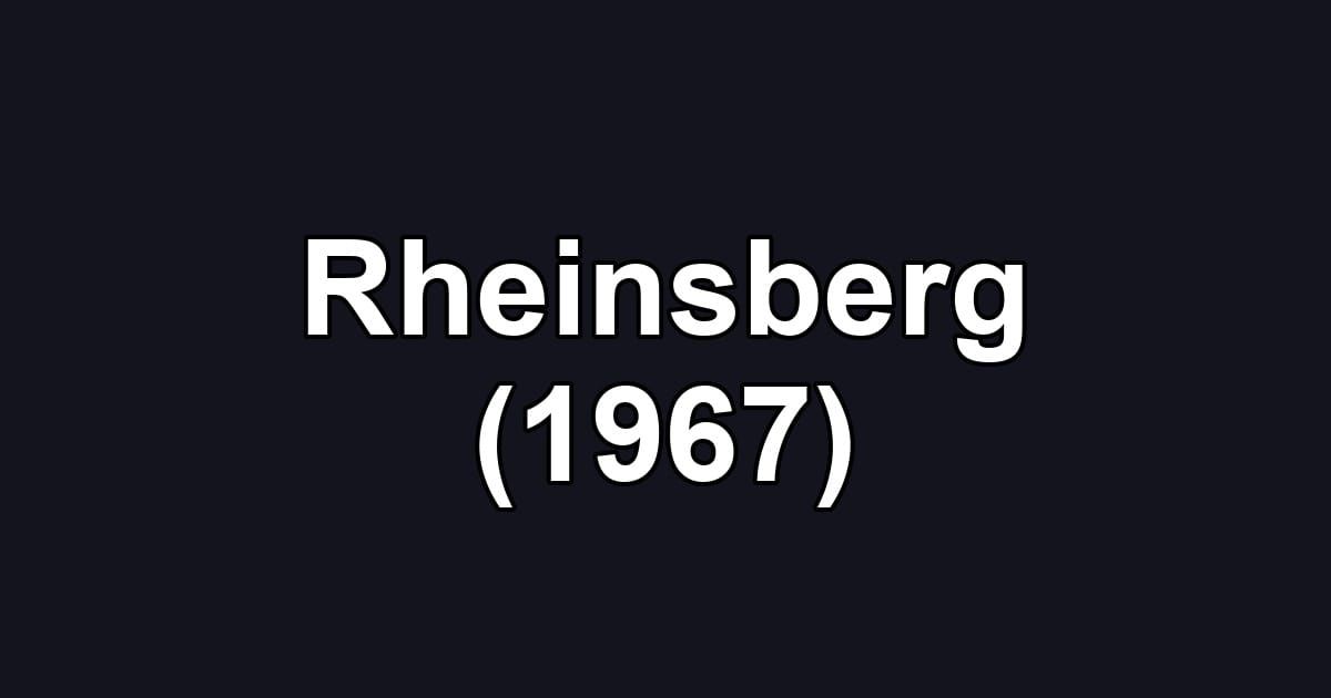 Rheinsberg (1967)