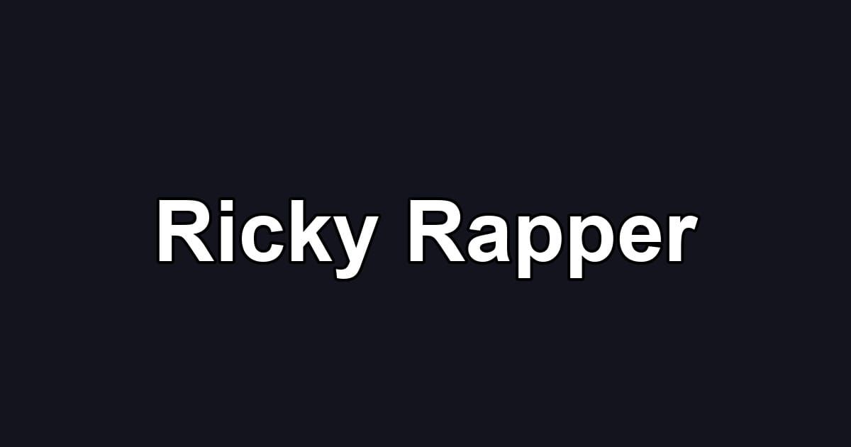 Ricky Rapper