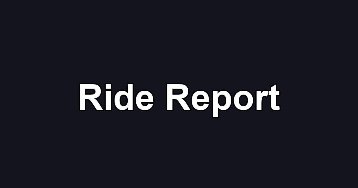 Ride Report