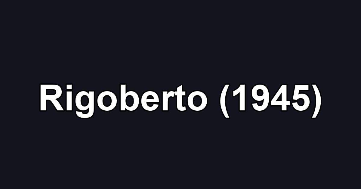 Rigoberto (1945)