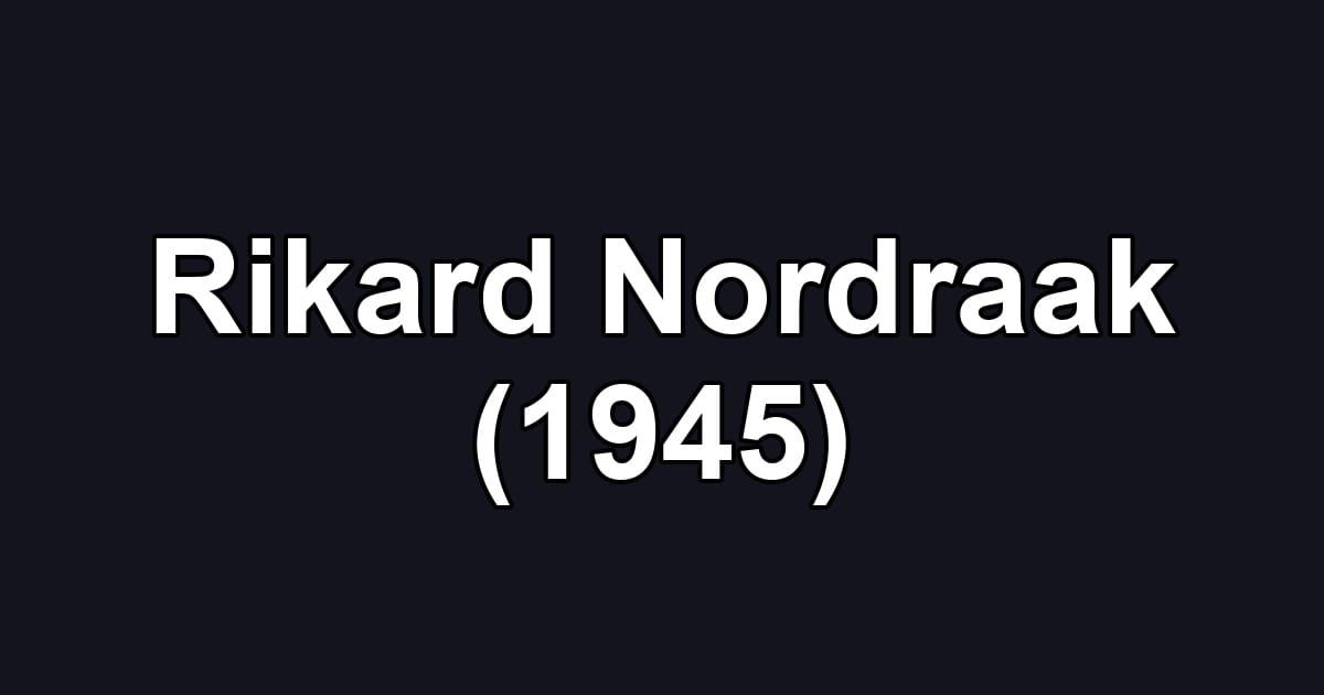 Rikard Nordraak (1945)