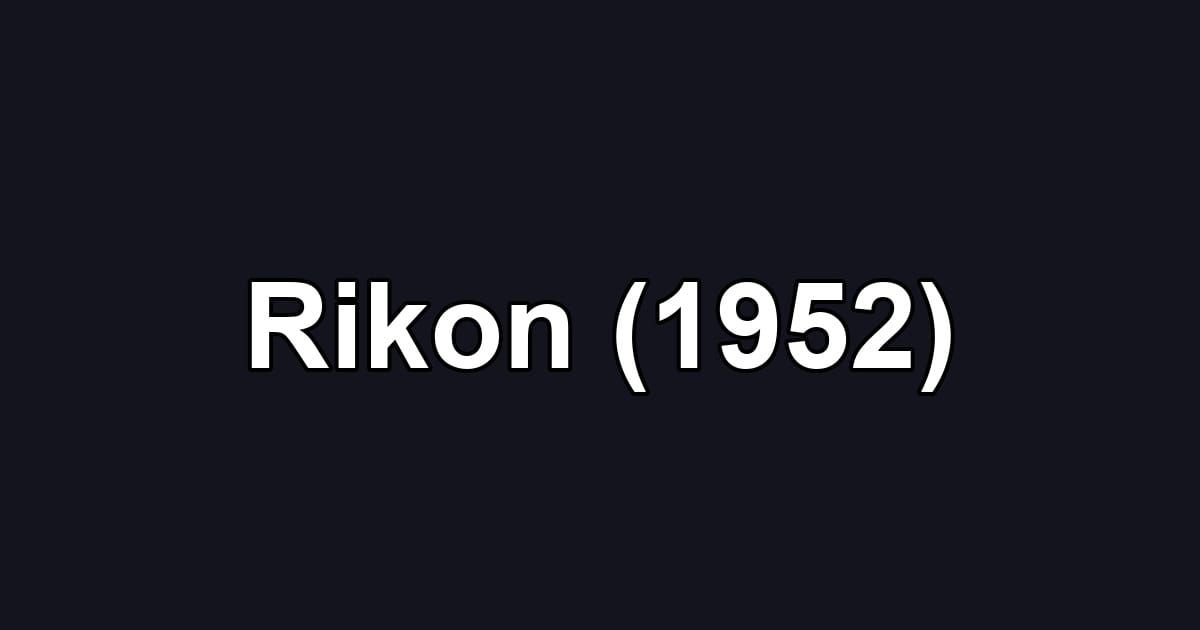 Rikon (1952)