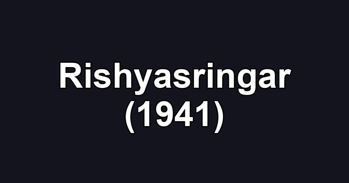 Rishyasringar (1941)
