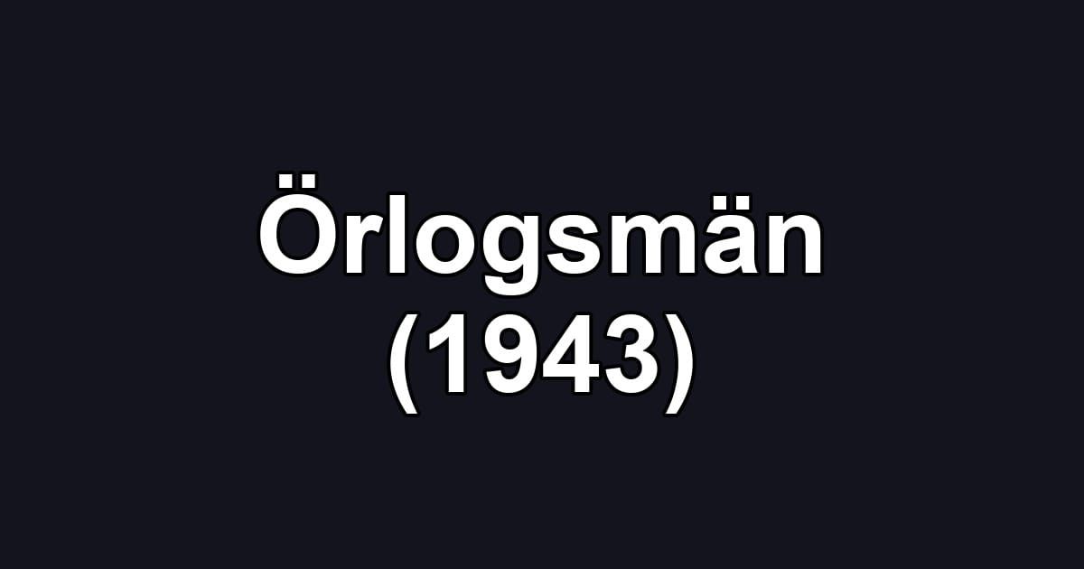 Örlogsmän (1943)