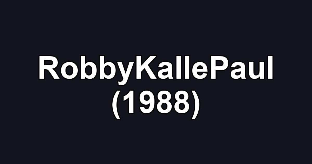 RobbyKallePaul (1988)
