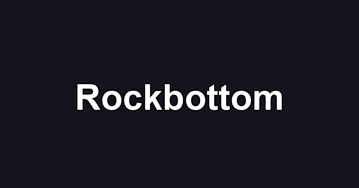 Rockbottom