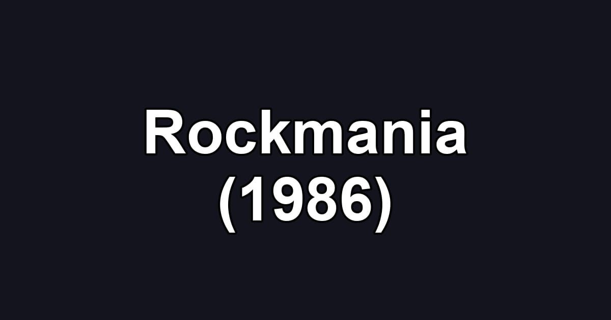 Rockmania (1986)