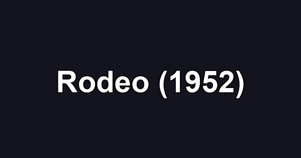 Rodeo (1952)