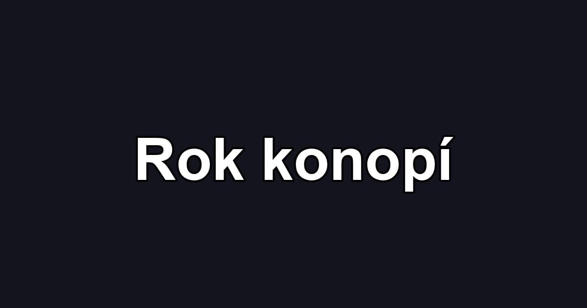 Rok konopí