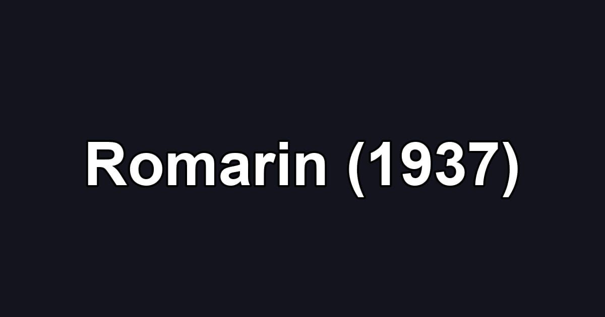 Romarin (1937)