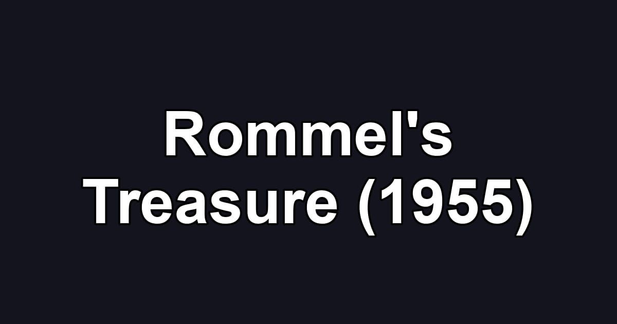 Rommel's Treasure (1955)