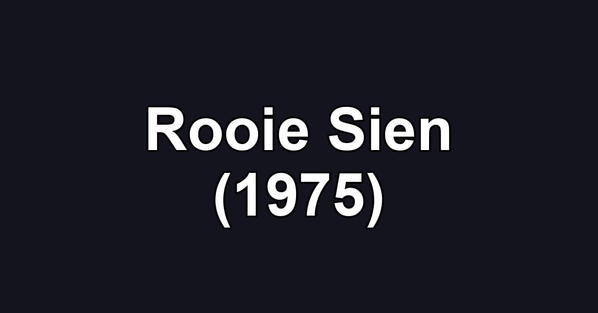 Rooie Sien (1975)