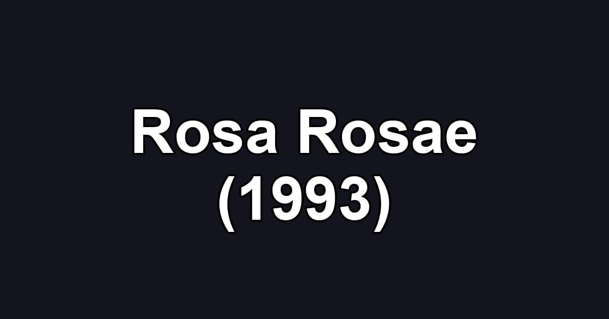 Rosa Rosae (1993)