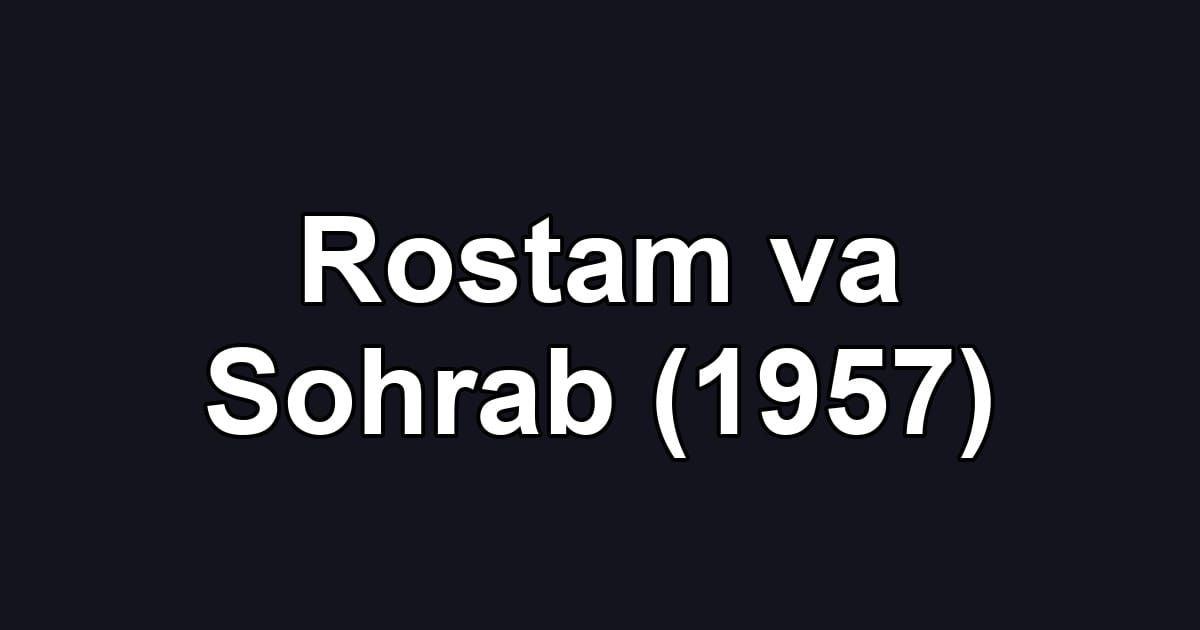 Rostam va Sohrab (1957)