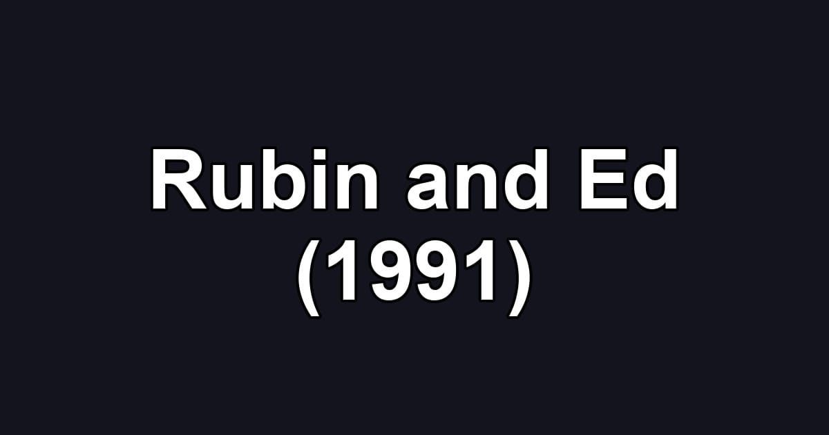 Rubin and Ed (1991)