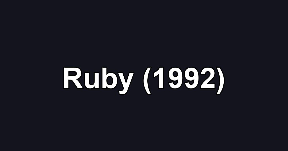 Ruby (1992)