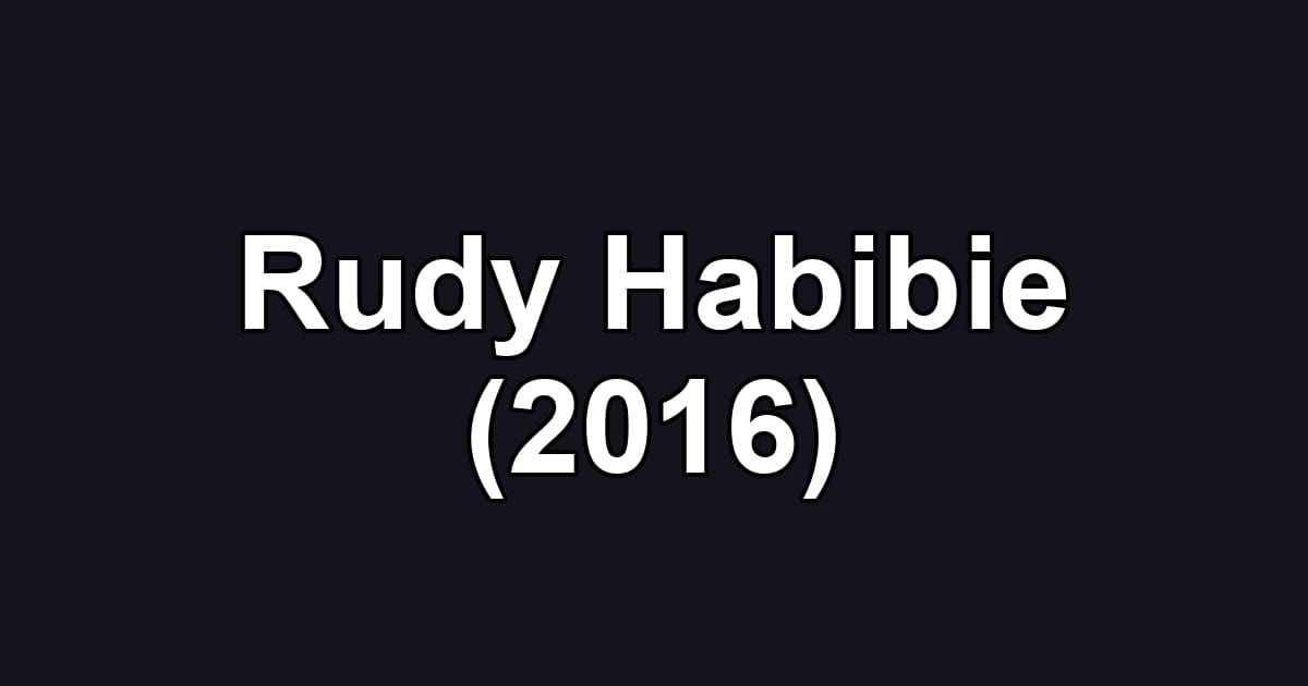 Rudy Habibie (2016)
