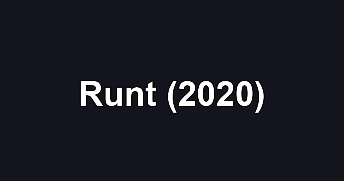 Runt (2020)