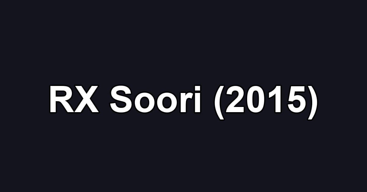 RX Soori (2015)
