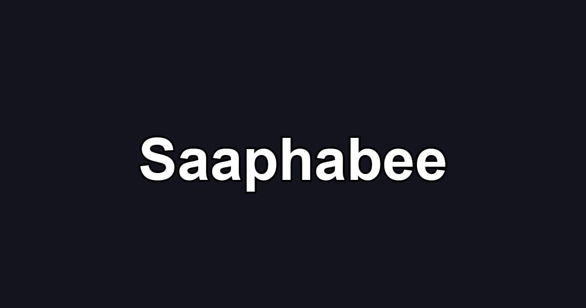 Saaphabee
