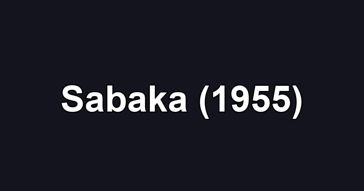 Sabaka (1955)